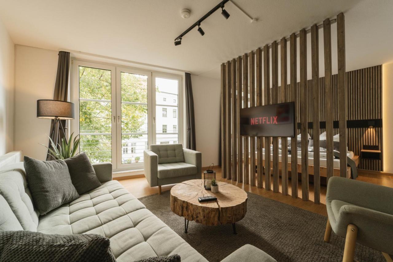 Raum921 - Stilvolles Apartment - Wlan, Tiefgarage, Kueche, Netflix Magdeburg Bagian luar foto