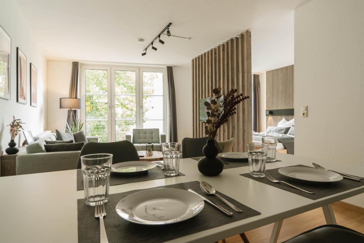 Raum921 - Stilvolles Apartment - Wlan, Tiefgarage, Kueche, Netflix Magdeburg Bagian luar foto